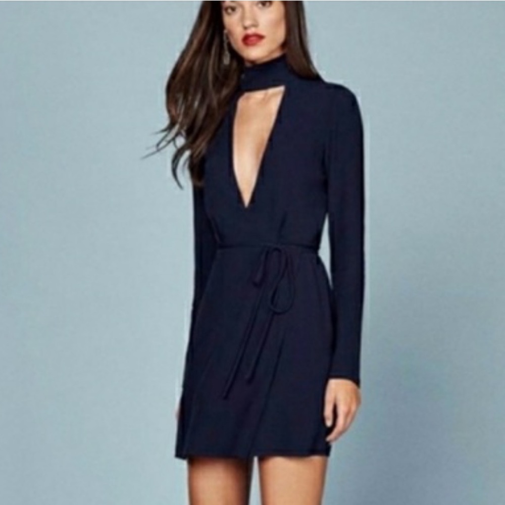 Reformation Campbell Wrap Dress Sz S